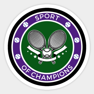 US Open Sport Of Champions Tennis Sticker